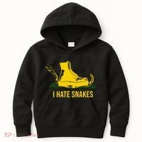 I Hate Snakes Don't Thread On Me Flag Kids Hoodie thumb 0