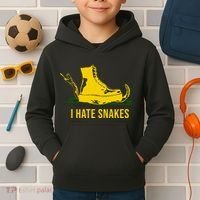 I Hate Snakes Don't Thread On Me Flag Kids Hoodie thumb 2
