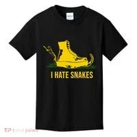 I Hate Snakes Don't Thread On Me Flag Kids T-Shirt thumb 0