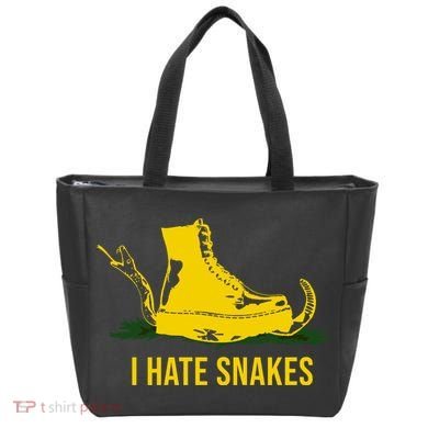 I Hate Snakes Don't Thread On Me Flag Tote Bag