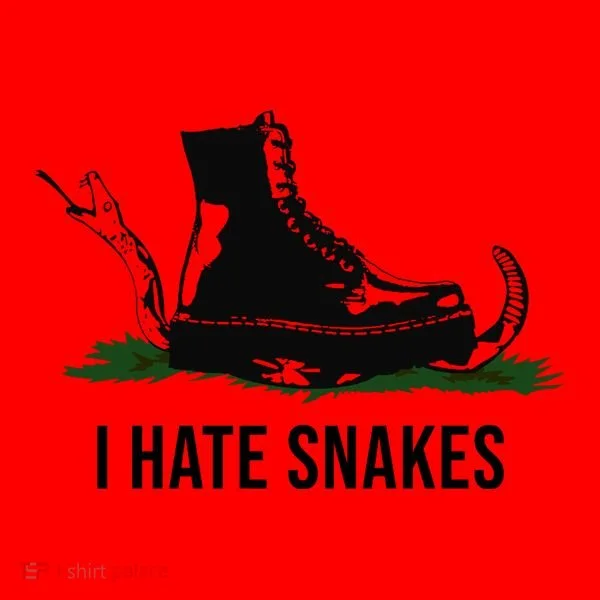 I Hate Snakes Don't Thread On Me Flag Santa Hat
