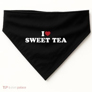 I Heart Sweet Tea Gift USA-Made Doggie Bandana
