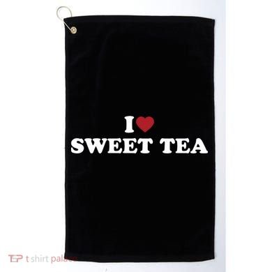 I Heart Sweet Tea Gift Golf Towel