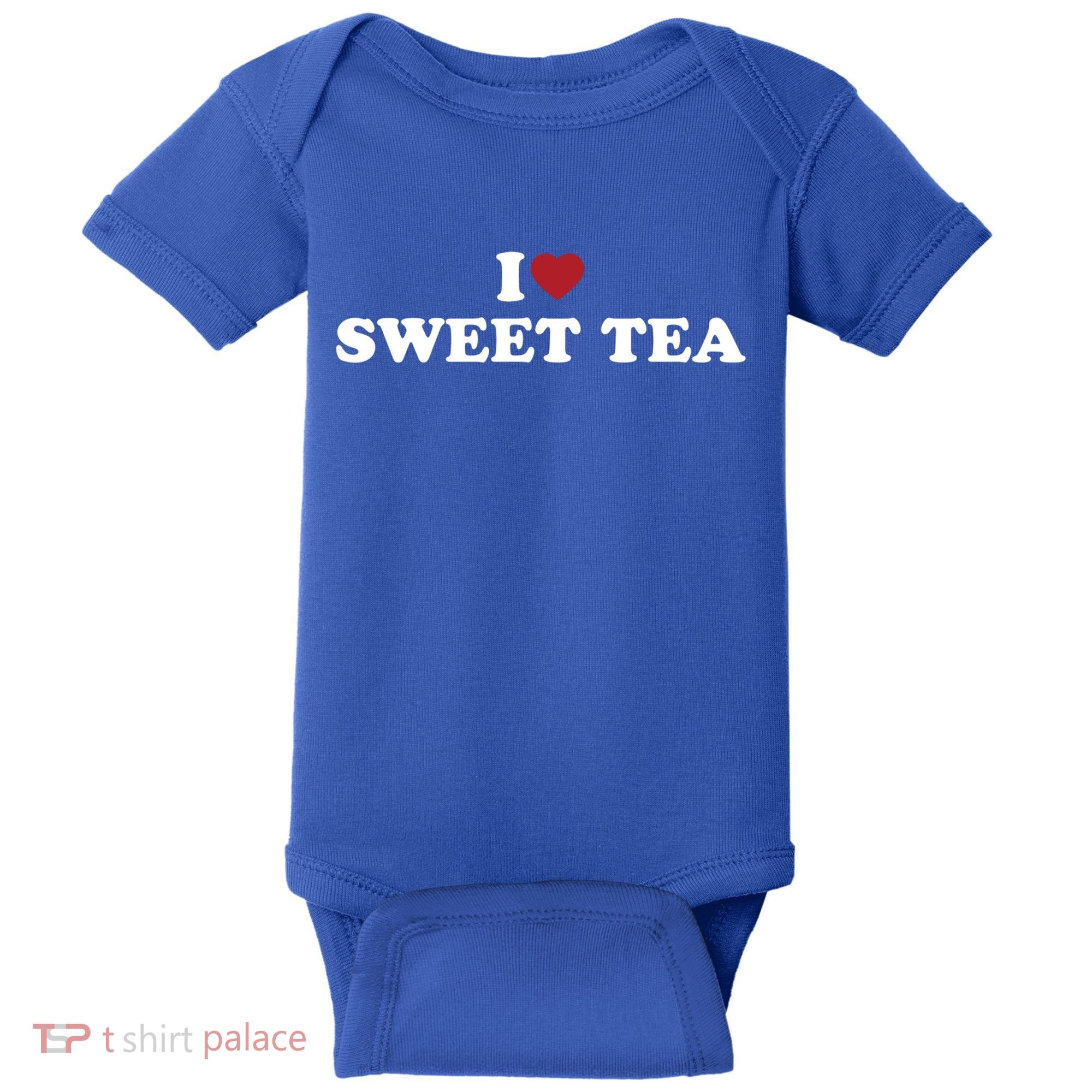I Heart Sweet Tea Gift Baby Bodysuit