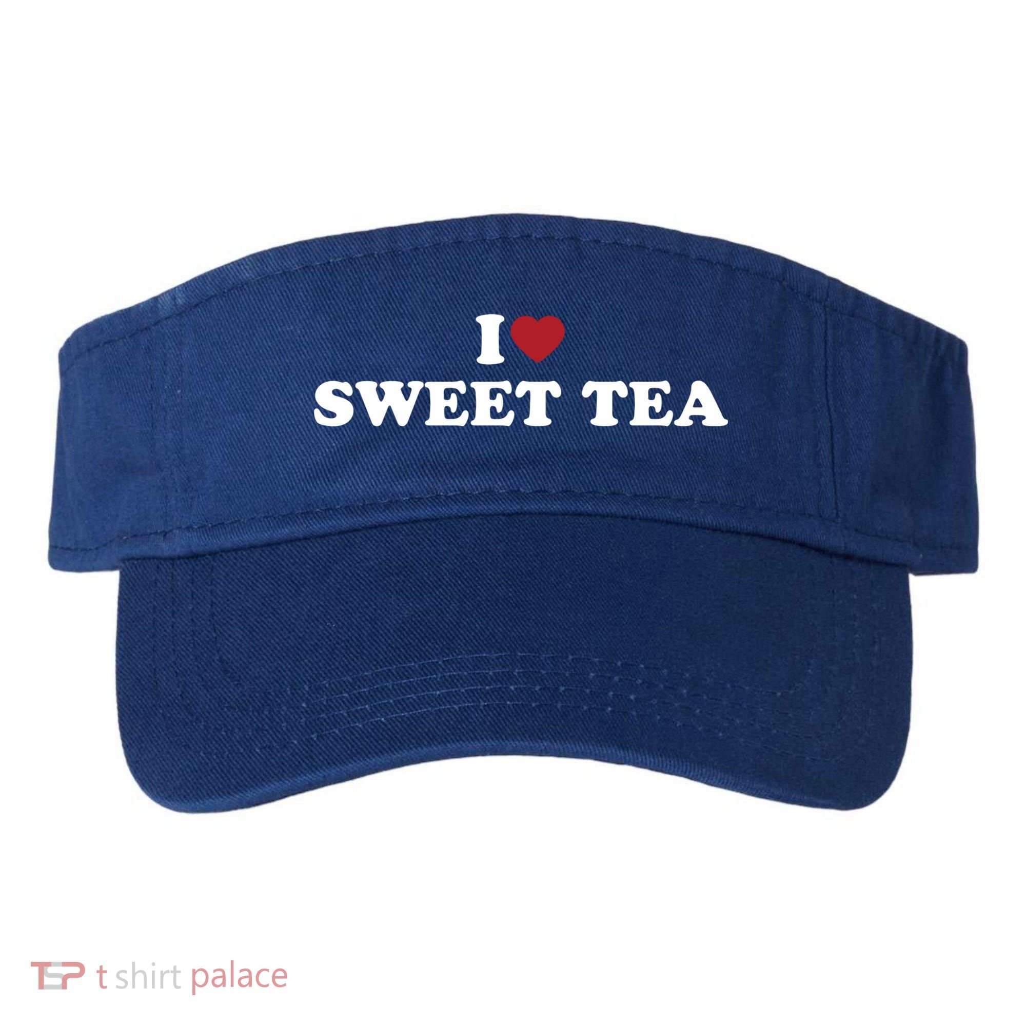 I Heart Sweet Tea Gift Visor