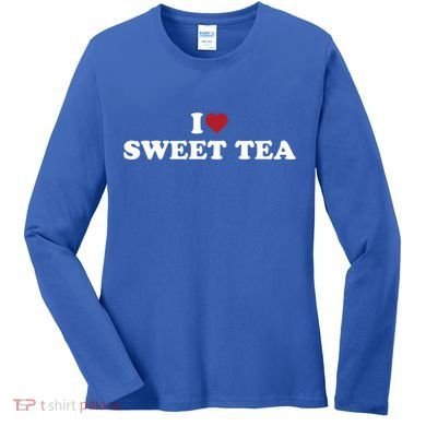 I Heart Sweet Tea Gift Women's Long Sleeve Shirt
