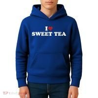 I Heart Sweet Tea Gift Kids Hoodie thumb 4