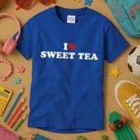 I Heart Sweet Tea Gift Kids T-Shirt thumb 3