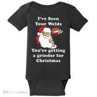 I Have Seen Your Welds You Are Getting A Grinder For Christmas Baby Bodysuit thumb 0