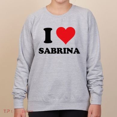 I Heart Sabrina First Name I Love Personalized Stuff Women's Sweatshirt