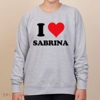 I Heart Sabrina First Name I Love Personalized Stuff Women's Sweatshirt thumb 0