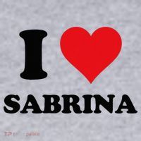 I Heart Sabrina First Name I Love Personalized Stuff Women's Sweatshirt thumb 2
