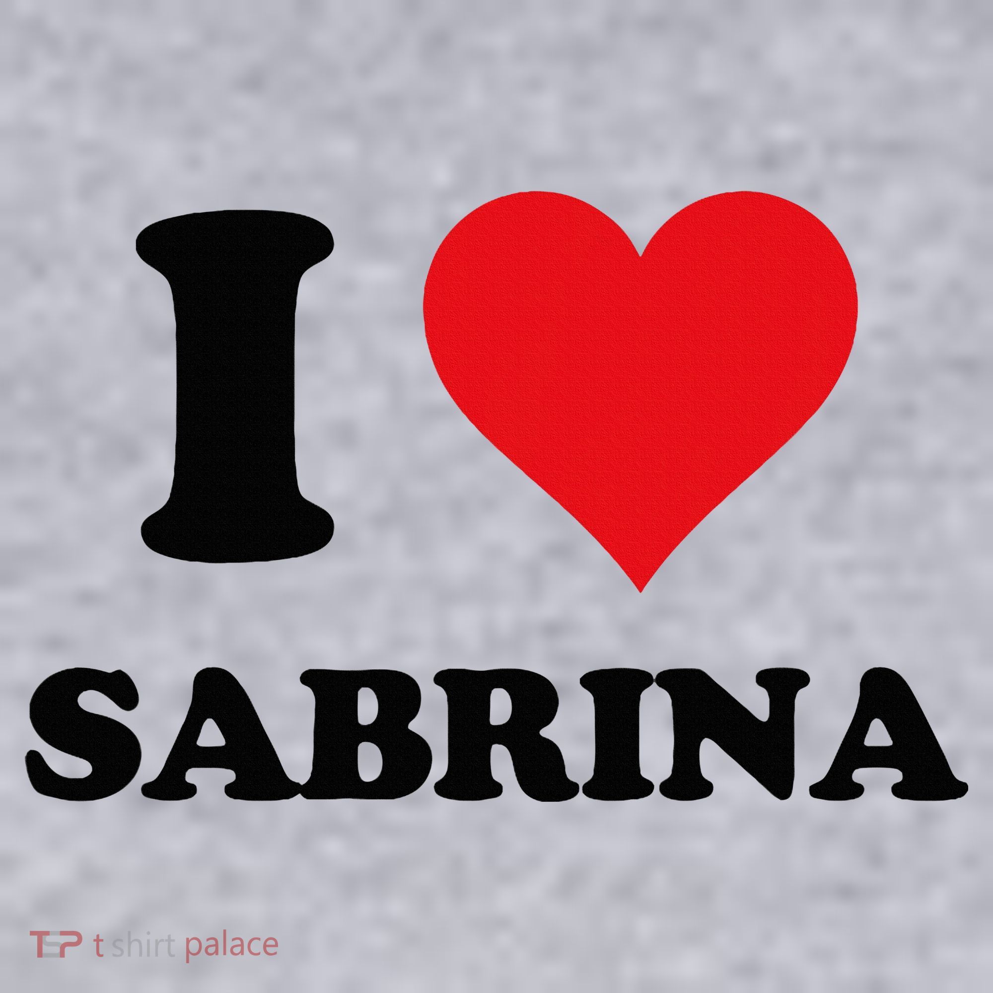 I Heart Sabrina First Name I Love Personalized Stuff Women's Sweatshirt