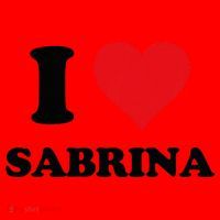 I Heart Sabrina First Name I Love Personalized Stuff Santa Hat thumb 1