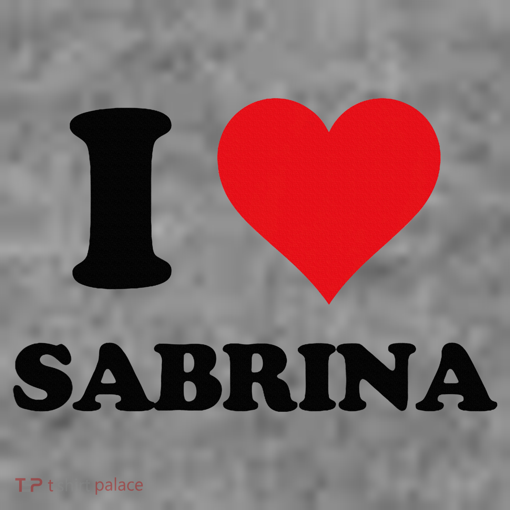 I Heart Sabrina First Name I Love Personalized Stuff Toddler Hoodie