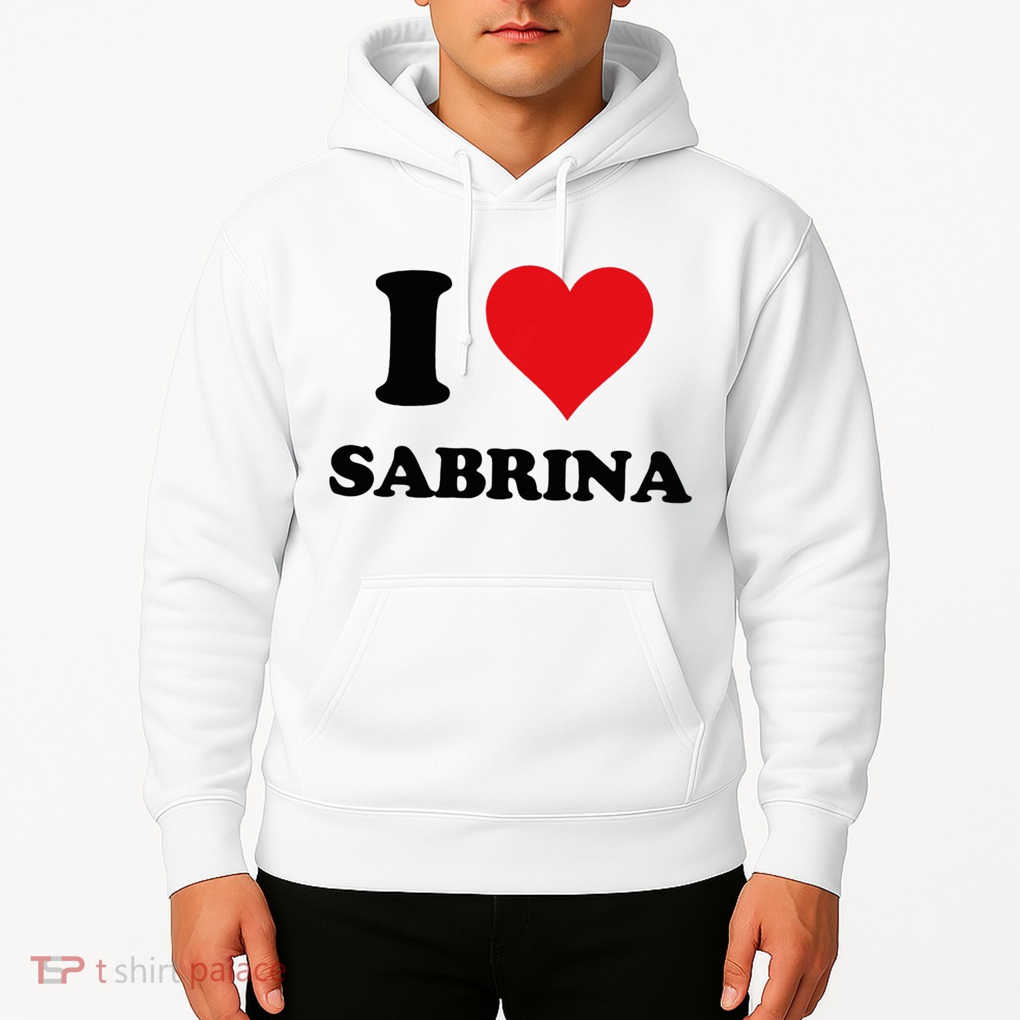 I Heart Sabrina First Name I Love Personalized Stuff Hoodie