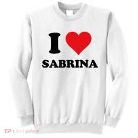 I Heart Sabrina First Name I Love Personalized Stuff Sweatshirt thumb 0