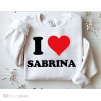 I Heart Sabrina First Name I Love Personalized Stuff Sweatshirt thumb 2