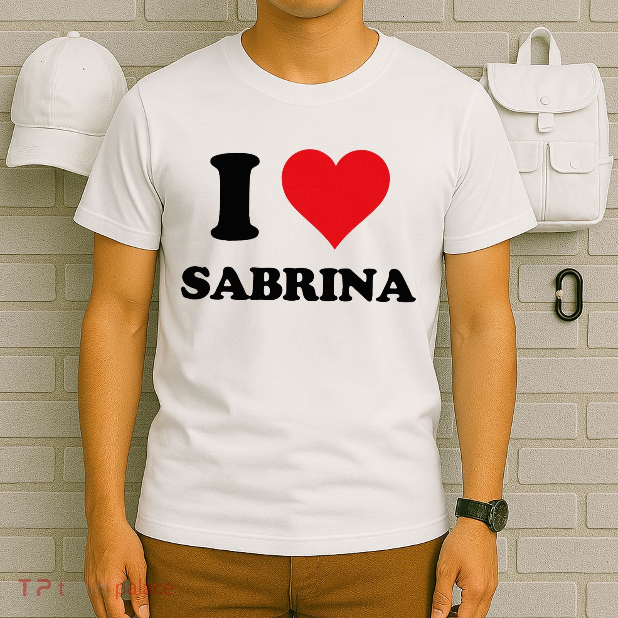 I Heart Sabrina First Name I Love Personalized Stuff T-Shirt