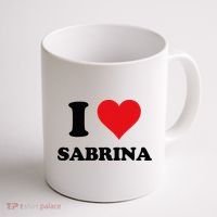 I Heart Sabrina First Name I Love Personalized Stuff Coffee Mug thumb 1