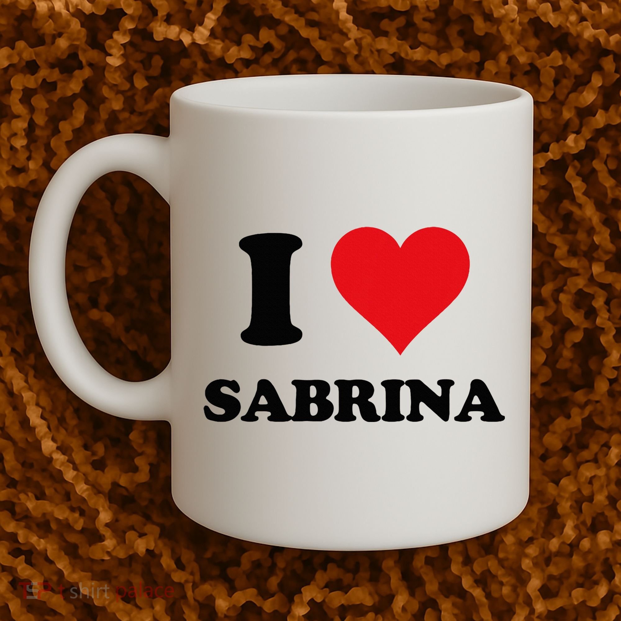 I Heart Sabrina First Name I Love Personalized Stuff Coffee Mug