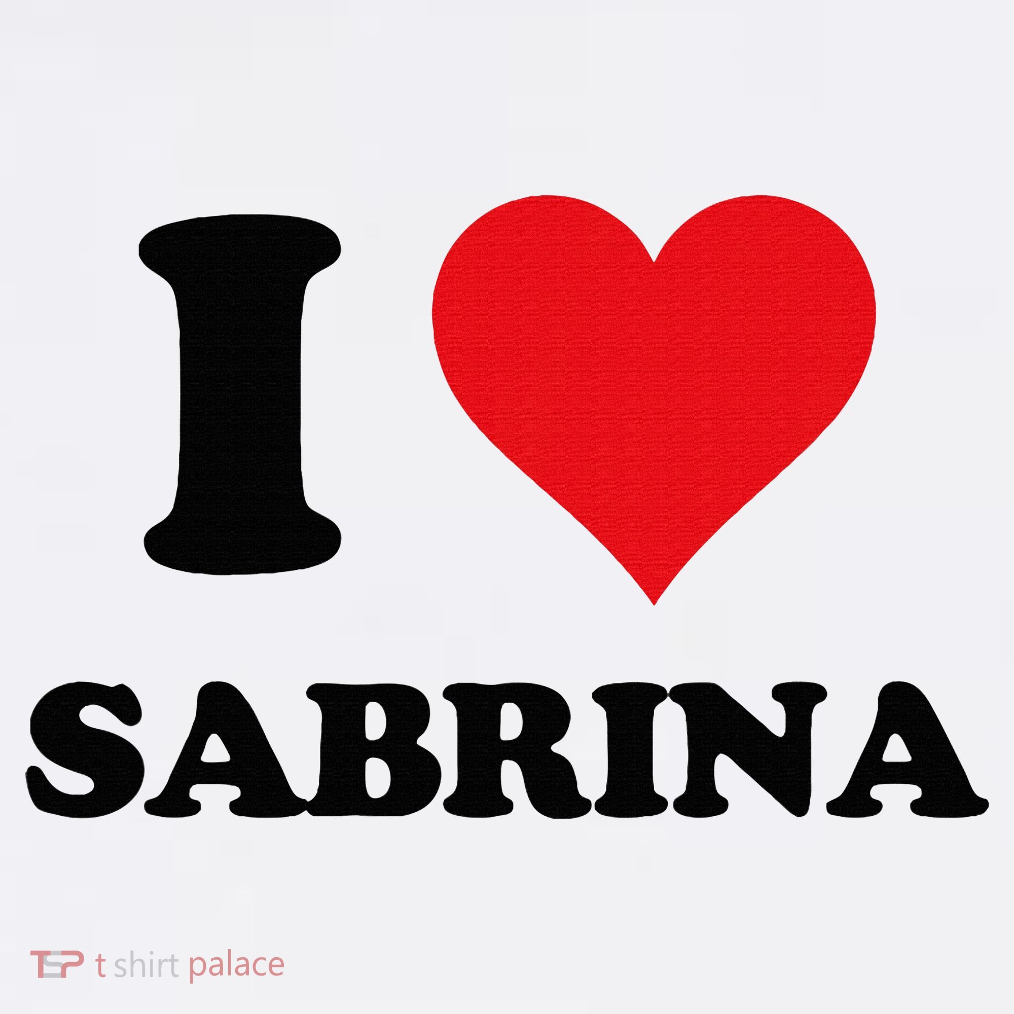 I Heart Sabrina First Name I Love Personalized Stuff Coffee Mug