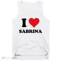 I Heart Sabrina First Name I Love Personalized Stuff Tank Top thumb 0