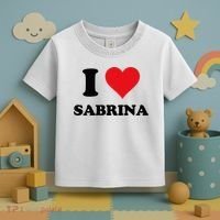 I Heart Sabrina First Name I Love Personalized Stuff Toddler T-Shirt thumb 3