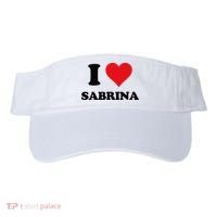 I Heart Sabrina First Name I Love Personalized Stuff Visor thumb 0