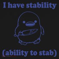 I Have Stability Ability To Stab Funny Tote Bag thumb 4