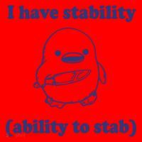 I Have Stability Ability To Stab Funny Santa Hat thumb 1