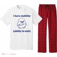 I Have Stability Ability To Stab Funny Pajama Set thumb 0