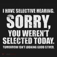 I Have Selective Hearing Ornament thumb 1