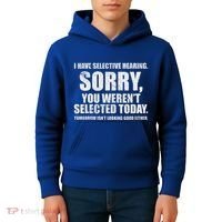 I Have Selective Hearing Kids Hoodie thumb 4