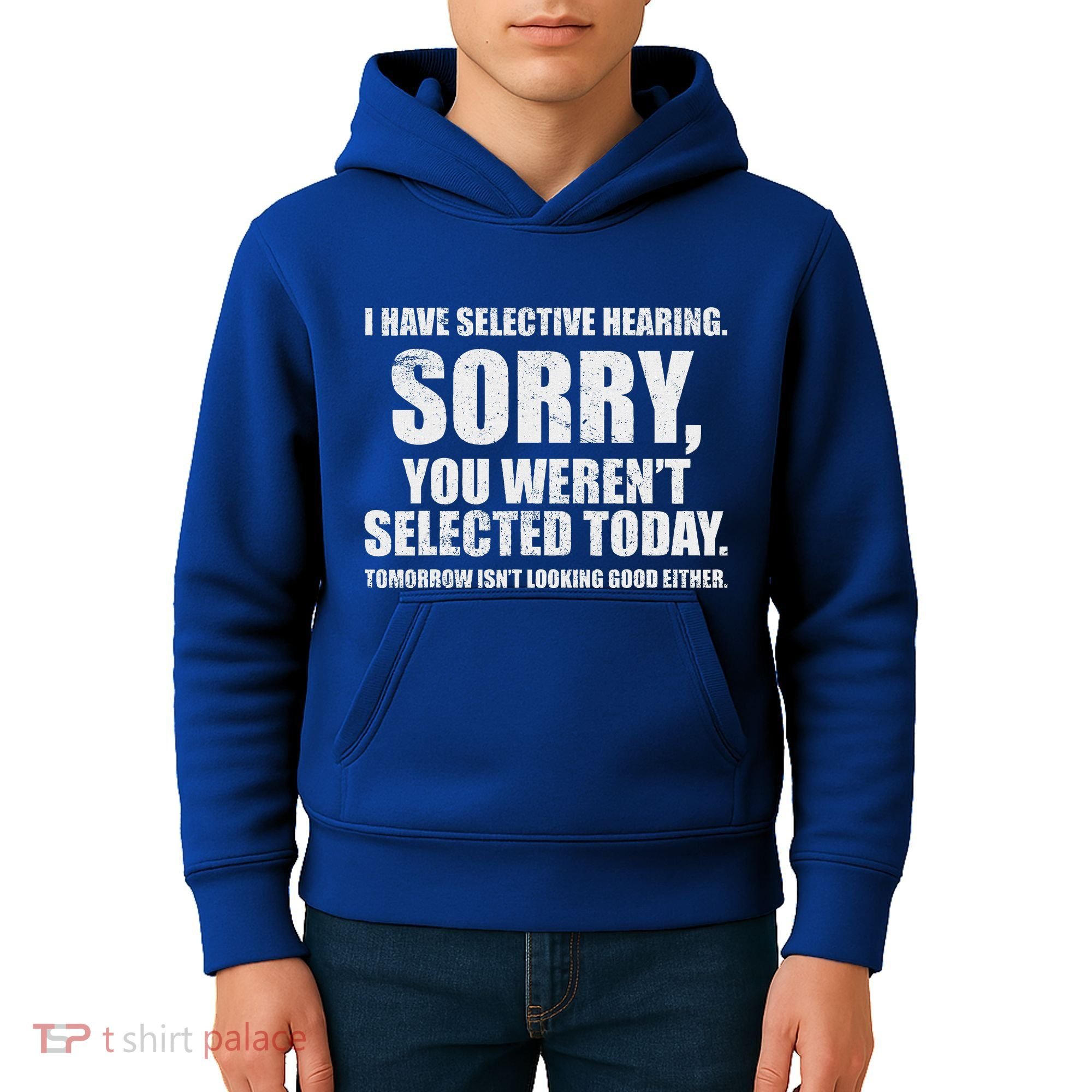 I Have Selective Hearing Kids Hoodie