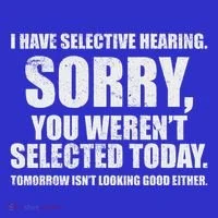 I Have Selective Hearing Tote Bag thumb 4