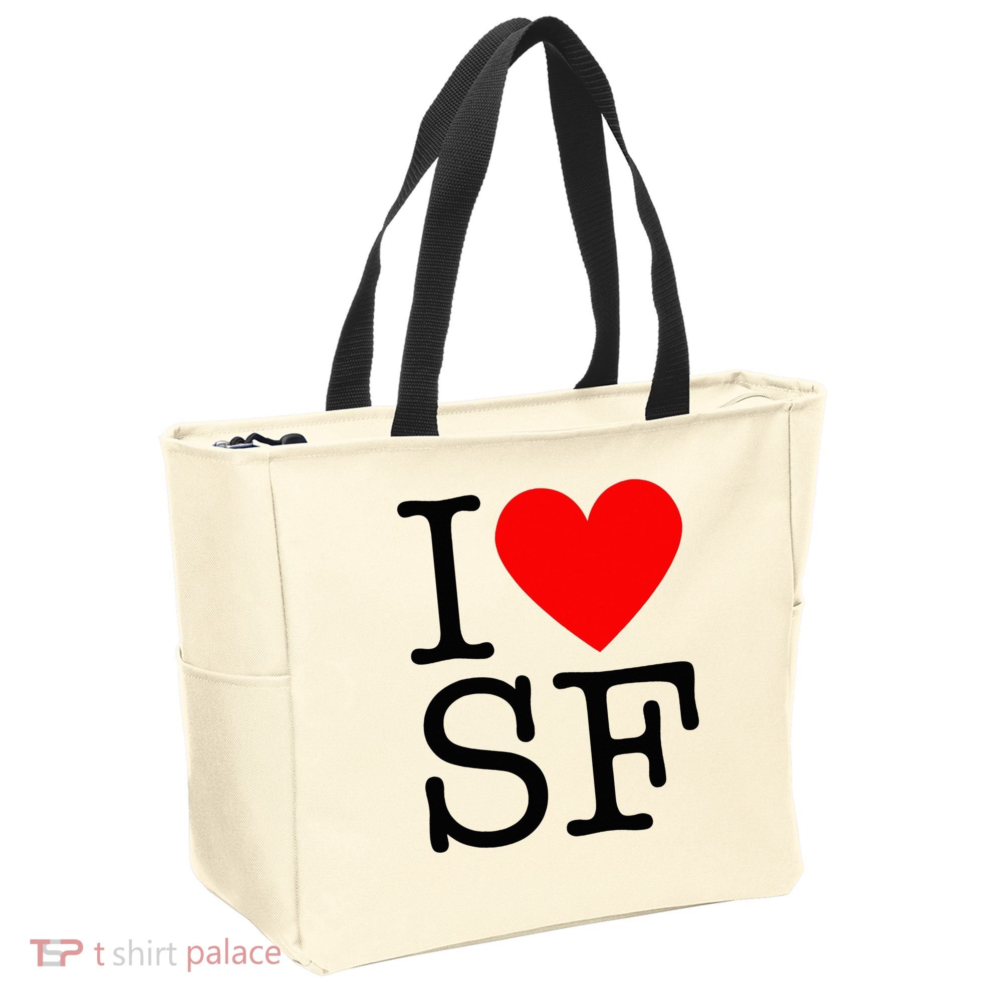 I Heart San Francisco I Love Sf Tote Bag