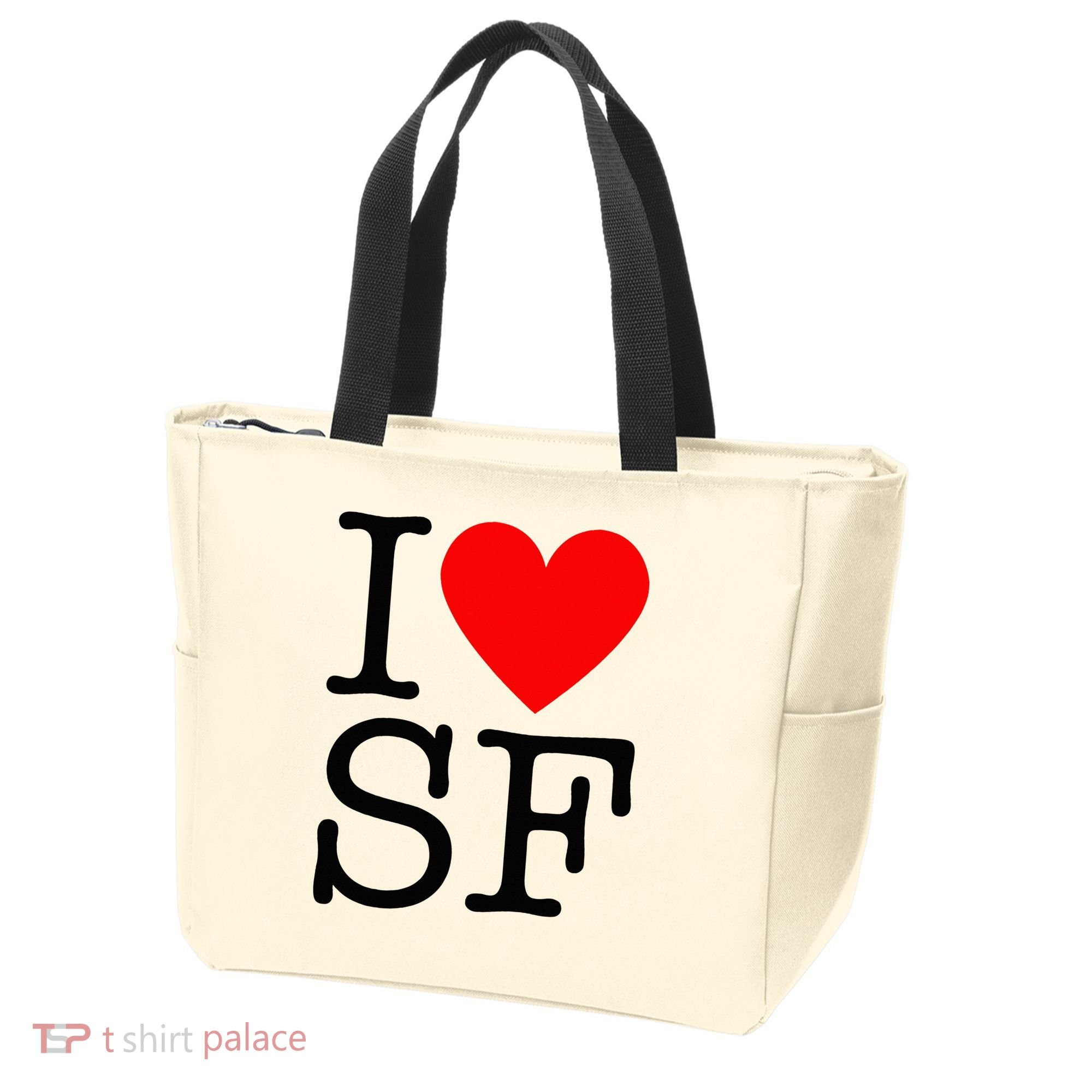 I Heart San Francisco I Love Sf Tote Bag
