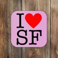 I Heart San Francisco I Love Sf Coaster thumb 0