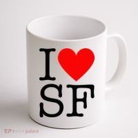 I Heart San Francisco I Love Sf Coffee Mug thumb 1