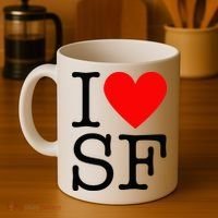 I Heart San Francisco I Love Sf Coffee Mug thumb 4