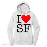 I Heart San Francisco I Love Sf Women's Hoodie thumb 0
