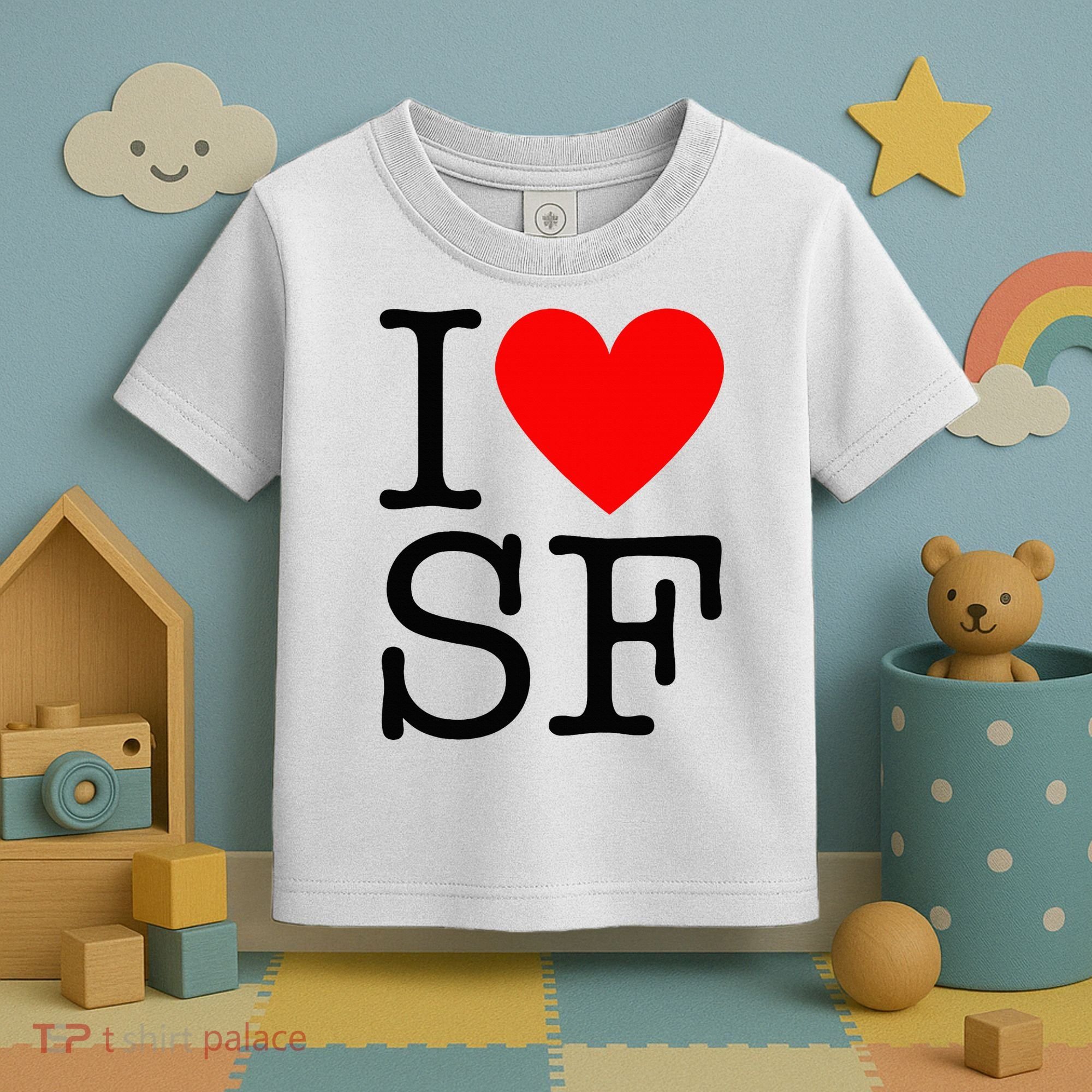 I Heart San Francisco I Love Sf Toddler T-Shirt