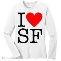 I Heart San Francisco I Love Sf Women's Long Sleeve Shirt thumb 0