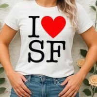 I Heart San Francisco I Love Sf Women's T-Shirt thumb 2