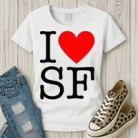 I Heart San Francisco I Love Sf Women's T-Shirt thumb 3