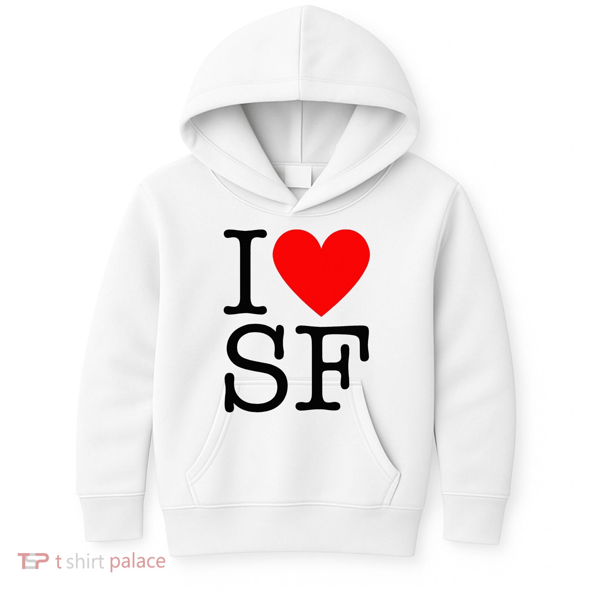 I Heart San Francisco I Love Sf Kids Hoodie