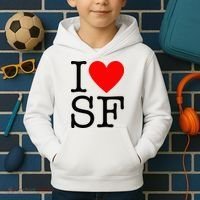 I Heart San Francisco I Love Sf Kids Hoodie thumb 2