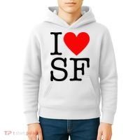 I Heart San Francisco I Love Sf Kids Hoodie thumb 4