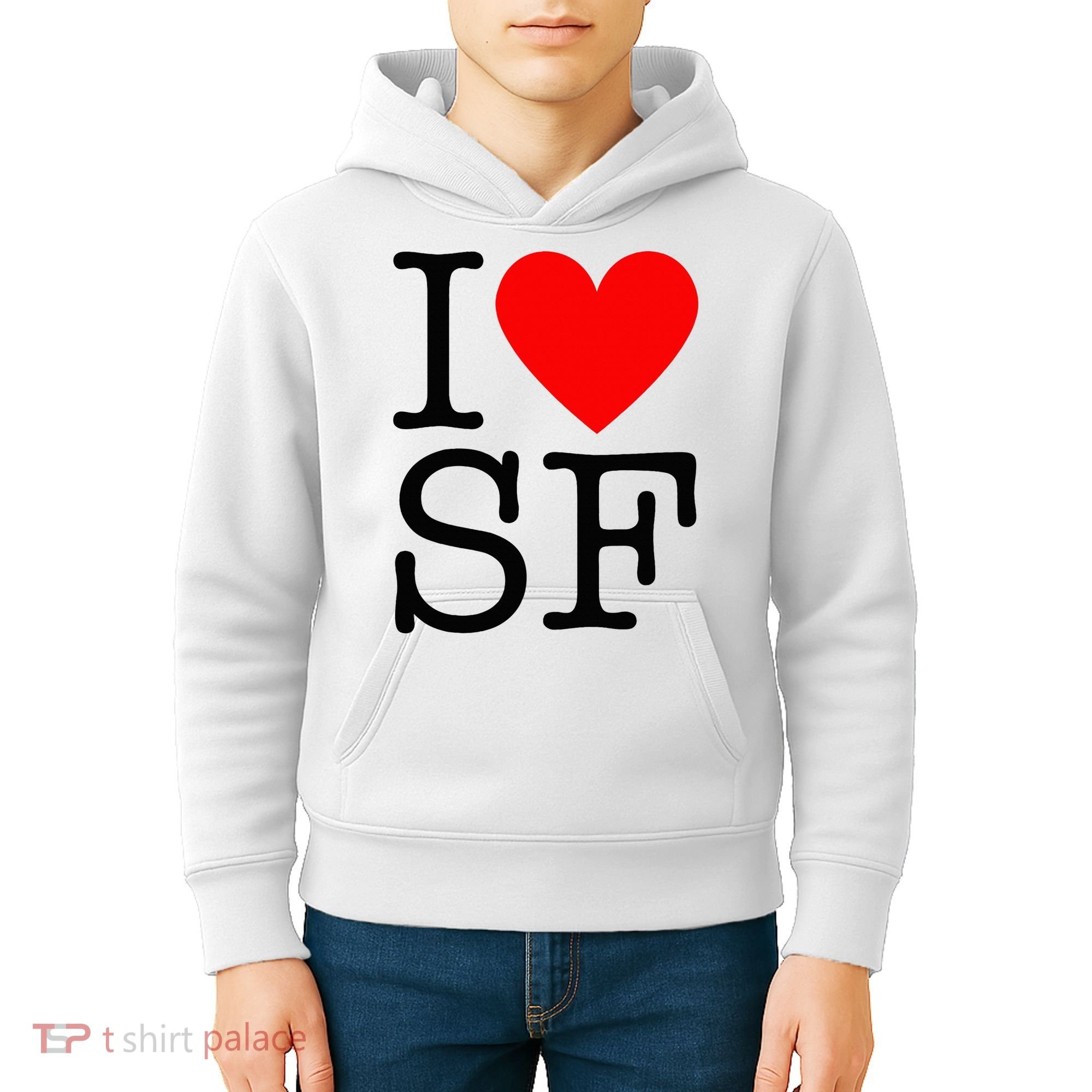 I Heart San Francisco I Love Sf Kids Hoodie